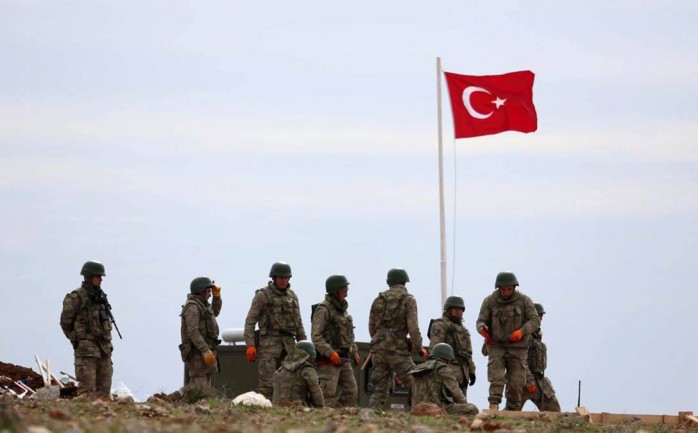 عناصر من الجيش التركي في عفرين